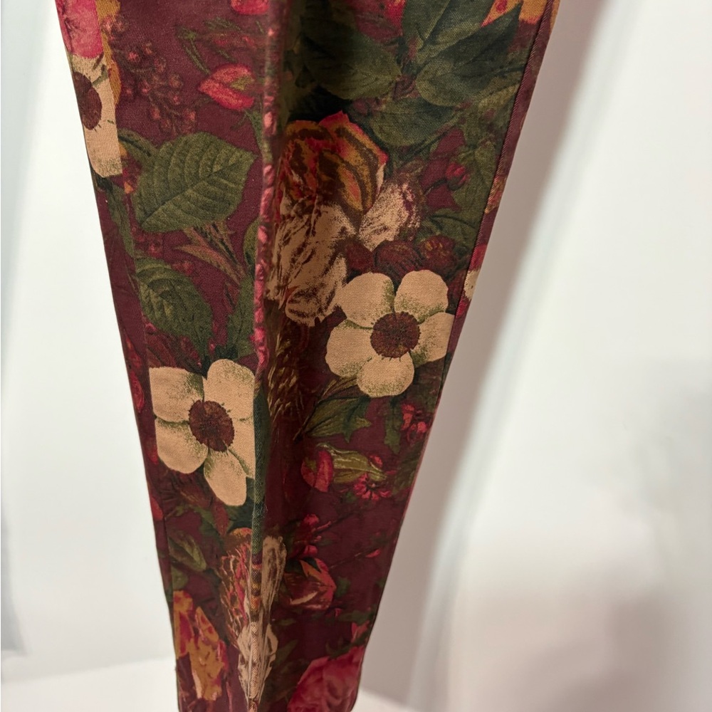 Talbots Floral Print Pants - Multicolor - Picture 12 of 13